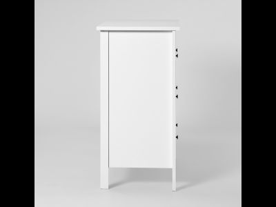 Сага Комод 3 ящика 920х1007х510 белый