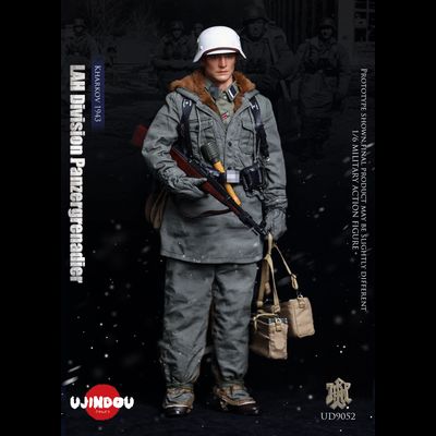 ПРЕДЗАКАЗ - Немецкий панцергренадер - Коллекционная фигурка 1/6 WWII LAH Division Panzergrenadier 1943 (UD9052) - UJINDOU ?ЦЕНА: 23300 РУБ.?