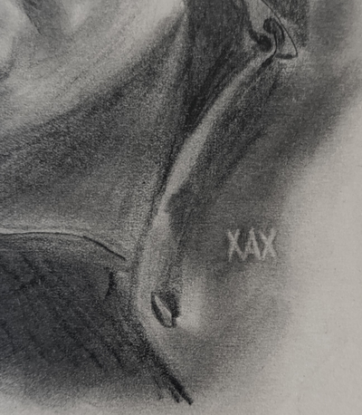 "Лев Ошанин" бумага карандаш 1972 год