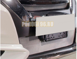 Защита радиатора Nissan Serena 2016-2019 chrome низ