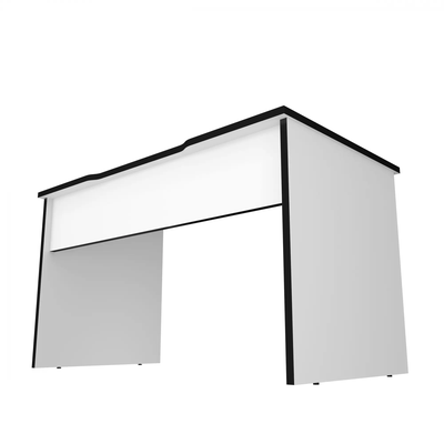 Стол геймерский С-240 белый шагрень/черный