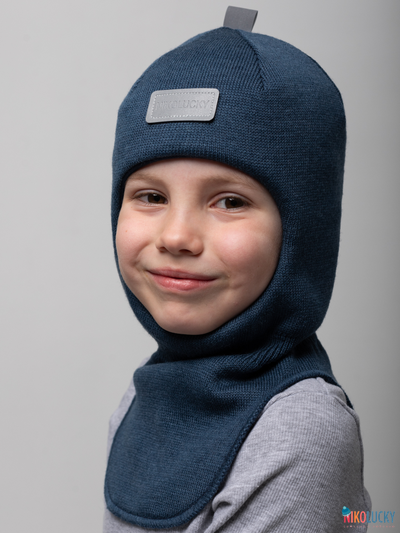 Шапка-шлем "NK"   20101-01, цвет джинс р. 52-54