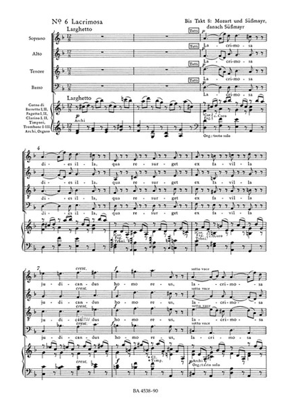 Mozart. Requiem KV626 f?r Soli, gem Chor und Orchester Klavierauszug (Neuausgabe 2017)