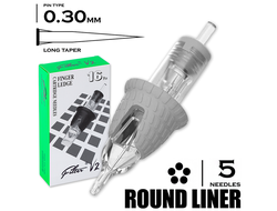 5 RLLT/0.30 - Round Liner Long Taper "EZ FILTER V2"