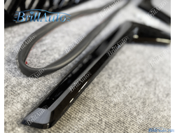 Решетка радиатора Toyota Land Cruiser 200 2015-2021 TRD черная антихром