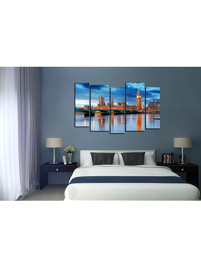 Модульная картина "Пасмурный Лондон"