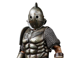 Римский гладиатор скисор (арбелас) в серебряной броне - Коллекционная ФИГУРКА 1/6 Imperial Army Hunting Ground Fighter SCISSOR Silver Edition (HH18034) - HHMODEL & HAOYUTOYS