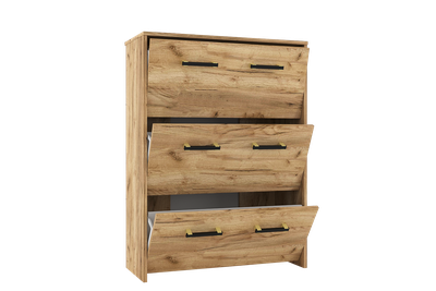 Прихожая АГАТА - Шкаф под обувь АТ-1 дуб крафт золотой