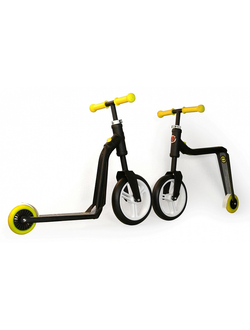 Самокат-беговел трансформер Scoot & Ride HighwayFreak черно желтый