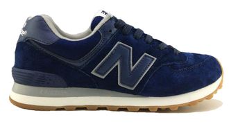 New Balance 574 Синие с белой подошвой (40-45) АРТ. S235