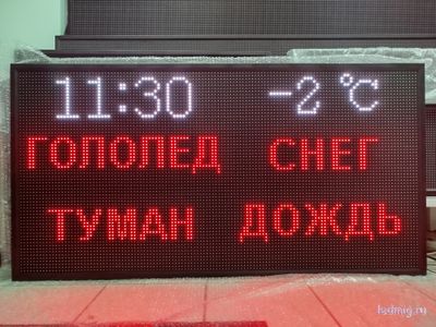 Табло погодных условий