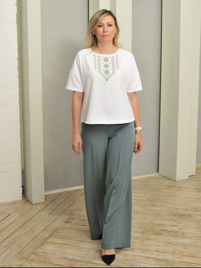 Блузка: 694-1023 вышивка