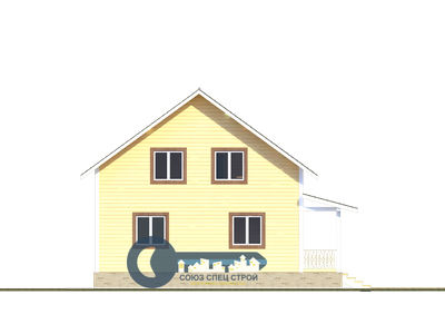 ДЖ-04 ГАБАРИТНЫЕ РАЗМЕРЫ: (8Х8,5М) 1,5 ЭТАЖА, ОБЩАЯ ПЛОЩАДЬ: 142.5М²