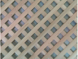 Решетка косая дубовая Д-6