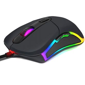 Мышь игровая usb QCyber Hype RGB (черная)