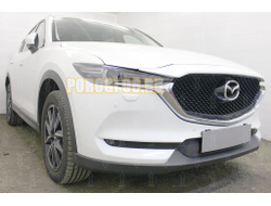 Защита радиатора Mazda CX-5 2017- black