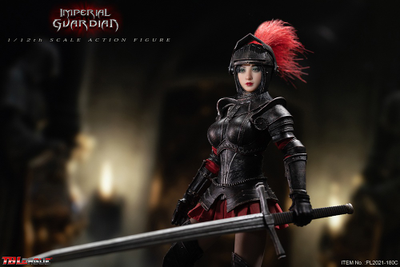 Имперская стражница в черной броне - Коллекционная ФИГУРКА 1/12 Black Imperial Guardian (PL2021-180C) - TBLeague
