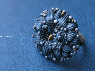 Волшебное кольцо-цветок "Клювоносый Наблюдатель"