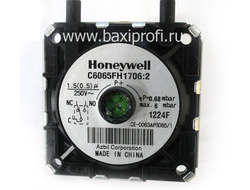 628610 ПНЕВМОРЕЛЕ HONEYWELL ДАТЧИК ТЯГИ для котлов BAXI с ЗАКРЫТОЙ КАМЕРОЙ СГОРАНИЯ