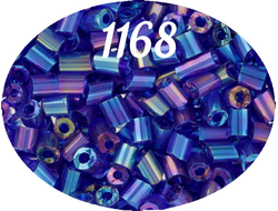 Рубка Zlatka 2,1мм 10гр цвет № 1168 синий с радужным покрытием