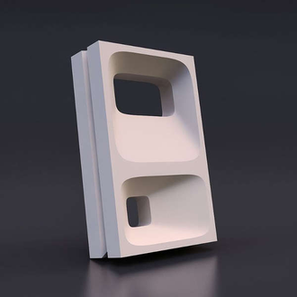 Гипсовый 3D блок - Модель №1