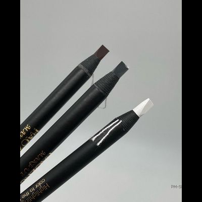 Эскизный карандаш чёрный с щеточкой