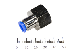 Пневмофитинг цанговый прямой с внутренней резьбой PCF 8-04 (R1/2 )