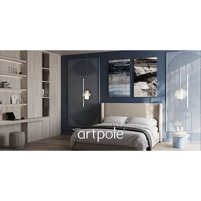 Гипсовая панель PALLADA + LED артикул M-0062