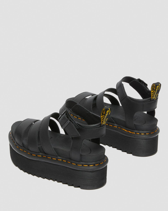 Босоножки Dr. Martens BLAIRE HYDRO LEATHER PLATFORM STRAP SANDALS