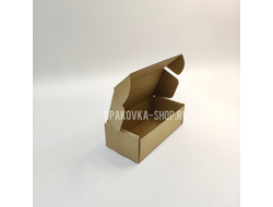Коробка с откидной крышкой 125*60*40 мм БУРЫЙ