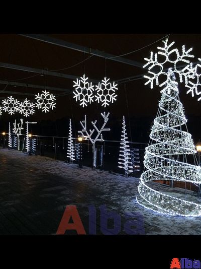 Светодиодная конусная Елка-спираль, 3,0 м 3,0 м