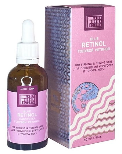 Сыворотка голубой ретинол для повышения упругости и тонуса кожи FAMILY FOREVER