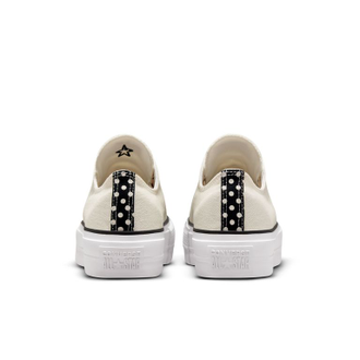 КЕДЫ CONVERSE ALL STAR LIFT PLATFORM POLKA DOTS БЕЛЫЕ НИЗКИЕ НА ПЛАТФОРМЕ