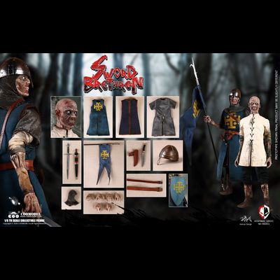 Воскресший рыцарь  - КОЛЛЕКЦИОННАЯ ФИГУРКА 1/6 NIGHTMARE SEIRES (DIECAST ALLOY)  - SWORD BRETHREN (NS001) - COOMODEL