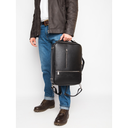 Кожаная сумка-рюкзак Castenaso black (арт. 3108-01)