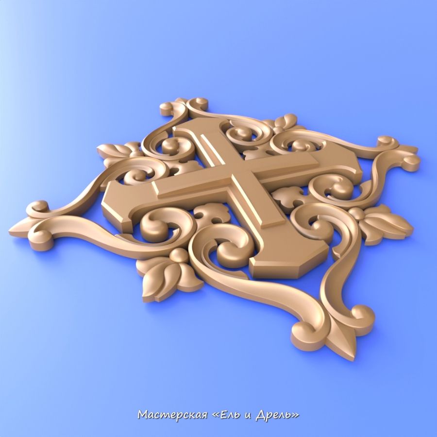 3d model of wood carving