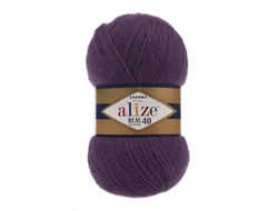 Angora Real 40 Alize (Ализе Ангора Реал 40)  цвет Бордо  111