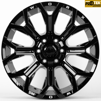 Комплект дисков R20 9,0J ET+18 6*135/6*139,7 WORX 821 Черный (80330)