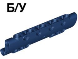 ! Б/У - Technic, Panel Curved 11 x 3 with 10 Pin Holes through Panel Surface, Dark Blue (11954 / 6059026 / 6096335) - Б/У