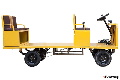 Платформенная тележка электрическая RuTrike ПОСТ ПАССАЖИР