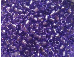 Синий круглый китайский бисер