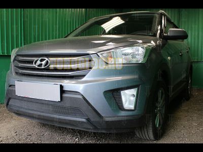 Защита радиатора Hyundai Creta 2016- black