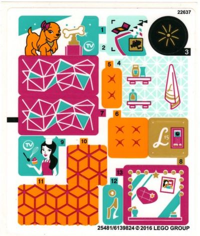 Sticker Sheet for Set 41135 - International Version - 25481/6139824, n/a (41135stk01a)