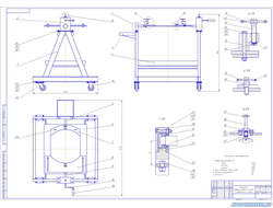 Стенд для ремонта мостов грузовых автомобилей