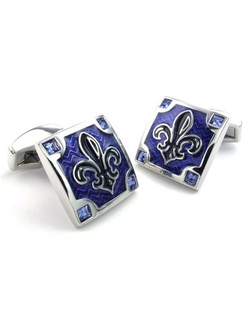 синие запонки «Caballero»