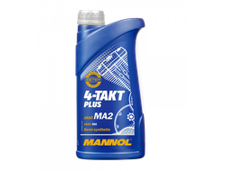 Моторное масло MANNOL 4-Takt Plus 10W-40 MN7202-1 (Полусинтетика)(1400)