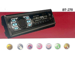 Автомагнитола  Pioneer BT-278 +Bluetooth+USB+AUX+Радио , 1DIN,  MP3, WMA