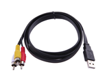 Кабель USB 2.0 штекер - 3 RCA штекер 1,5м