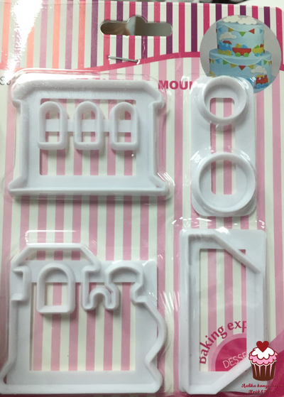 Набор форм Паровоз, 4 шт.