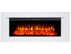 Линейный электрокамин Старлайн белый с очагом FreeSpace 50 LED FX QZ